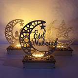 أضواء زينة عيد مبارك بتقنية LED