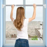 قضيب تلسكوبي قابل للتعديل والتمديد (فضي)